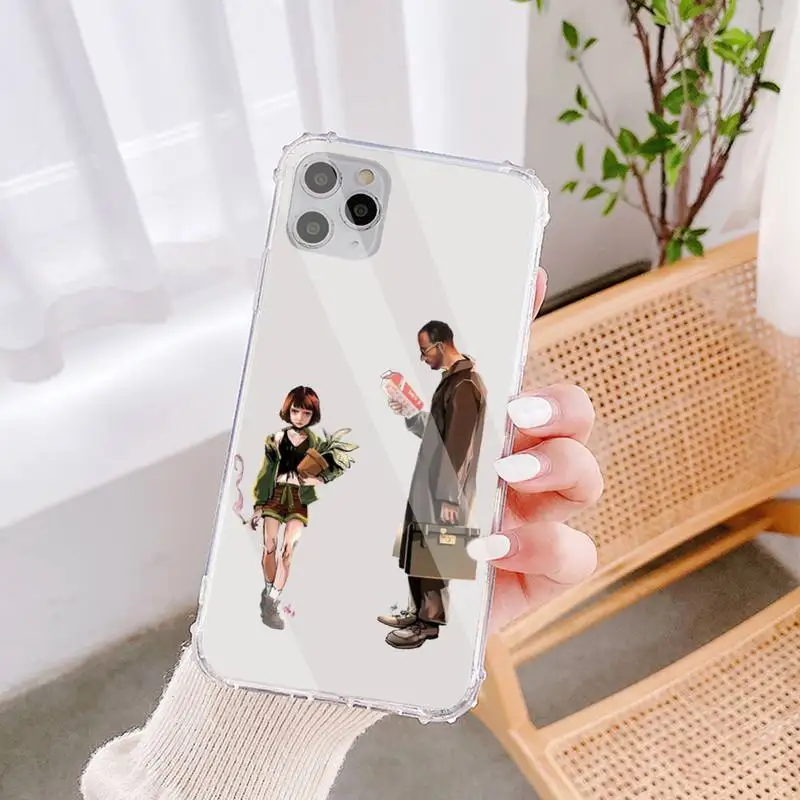 

Leon And Matilda Phone Case Transparent Case For IPhone 6 6s 7 8 Plus X Xs Xr Xsmax 11 12 Pro Promax 12mini