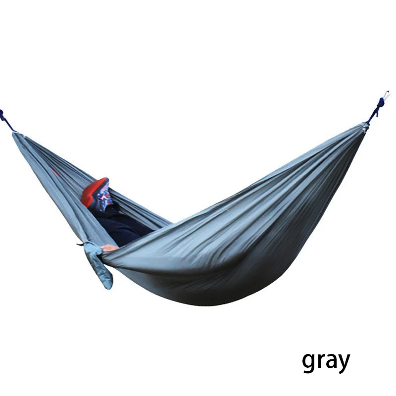 Портативный гамак для кемпинга двойная подвесная кровать легкий нейлоновый