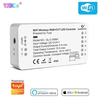 rgb cct wifi led controller rgb rgbw tuya smart life app control for rgb warm cold white dimmable strip light no hub require