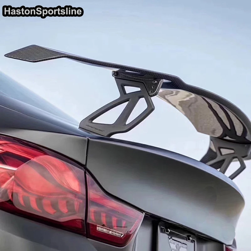 

For Mercedes-benz CLS-class C-class W218 W219 W205 CLS63 AMG Sedan V Style Carbon Fiber Rear Trunk Spoiler Car Wing 2007-2021