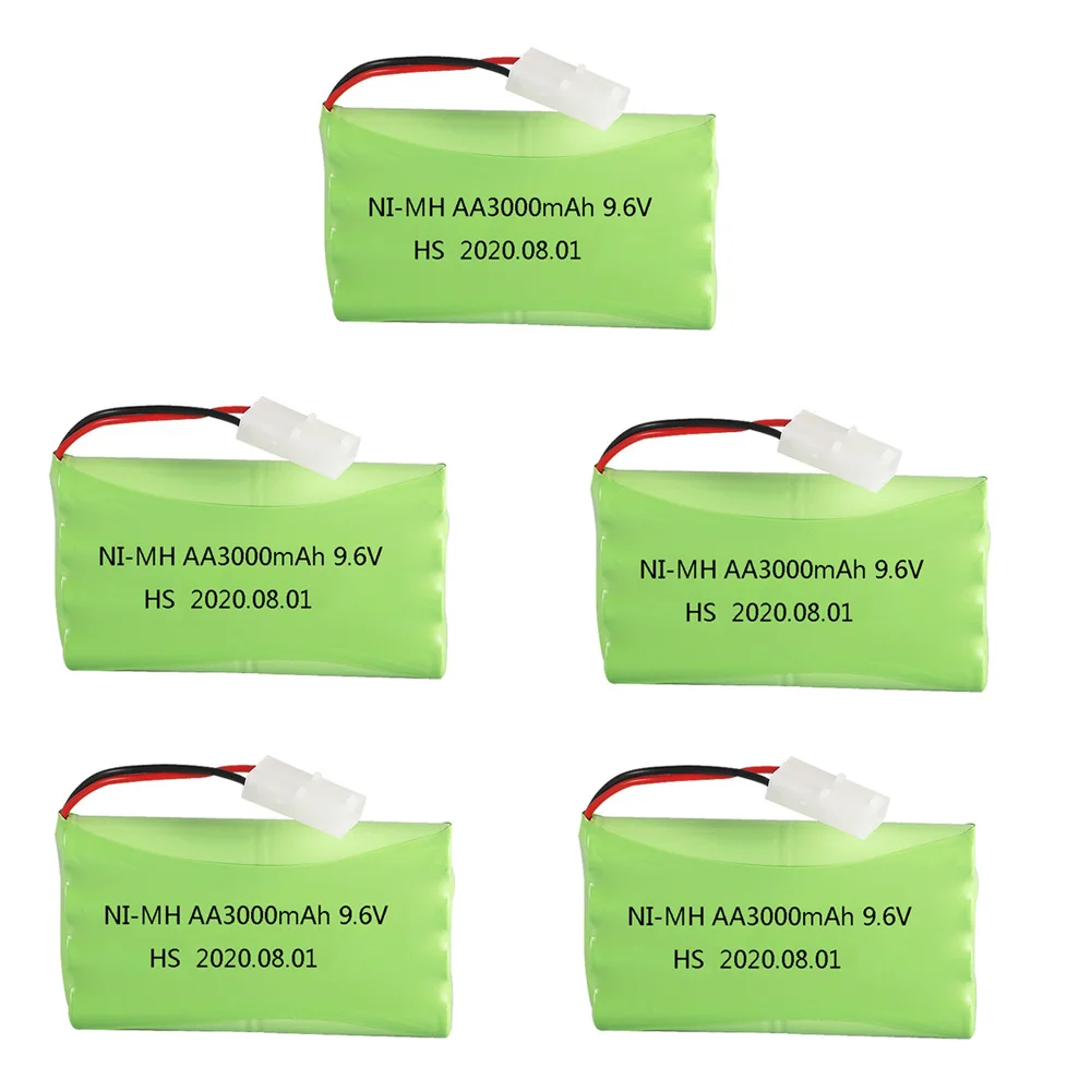 9 6 никель-металл-гидридный аккумулятор с напряжением Батарея штекером Tamiya для RC