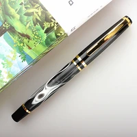 luxury quality metal and resin colour school supplies student office stationary 0 5mm nib fountain pen new