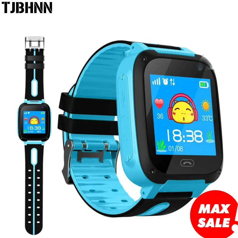 Детские умные часы S4 водонепроницаемые с циферблатом sim карты камерой SOS для