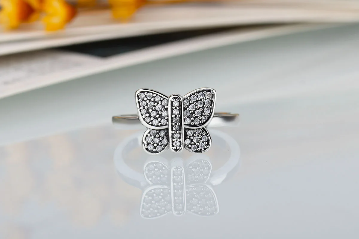 PR5 Silver Forever Clear Black круглый фианит для женщин ювелирные изделия рождественский