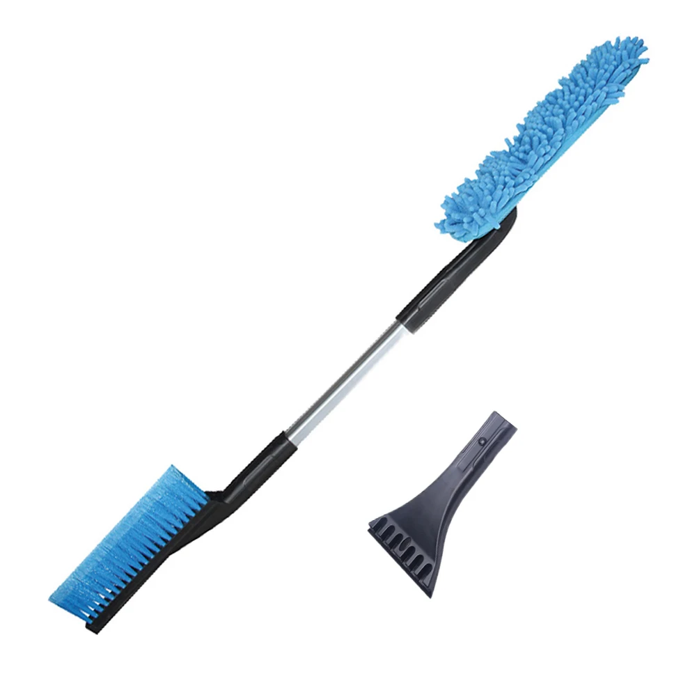 

3 in 1 Detachable Ice Shovel Winter Outdoor Car Snow Scraper Remover Brush Window Windscreen Windshield Deicing Cleaning Tools