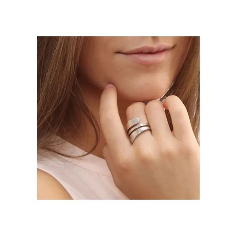 Женское кольцо модные кольца из нержавеющей стали серебряного цвета для женщин