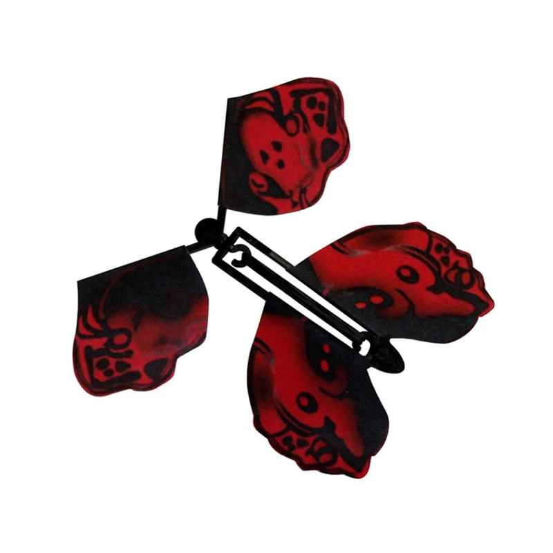 

5PCS Black Rubber Band Butterfly Funny Tricky Toy Surprise Funny Props Skills