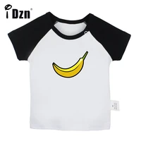 idzn new summer sweet fruit banana fun art printed baby boys t shirts cute baby girls short sleeves t shirt newborn cotton tops