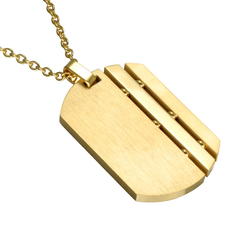 Мужская бижутерия из нержавеющей стали европейский и американский военный бренд