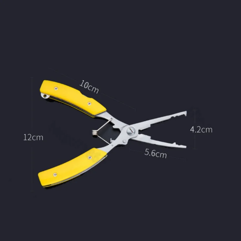 

Outdoor Bait Stainless Steel Fishing Pliers Clamps Bait Multifunctional Fish Cutter Line Cutter Fishing Camping Tools