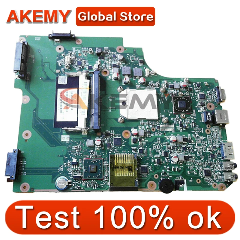 

Материнская плата AKEMY V000185580 для ноутбука Toshiba Satellite L505 L505D 1310A2250810 Socket S1 DDR2, материнская плата, Бесплатный ЦП