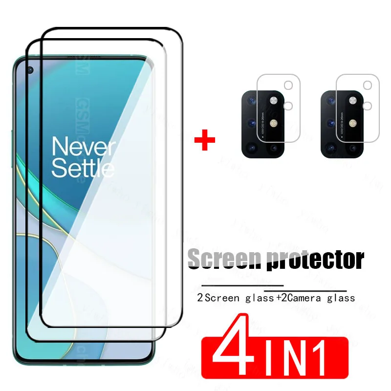 

Camera Tempered Glass For Oneplus 8T Protective Glass On One plus 8T OnePlus8T Full Cover Screen Protector Lens Film