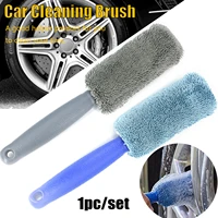 car auto rim scrubber wheel brush cleaner dust remover plastic handle motorcycle truck washing vehicle wash tire cleaning tools