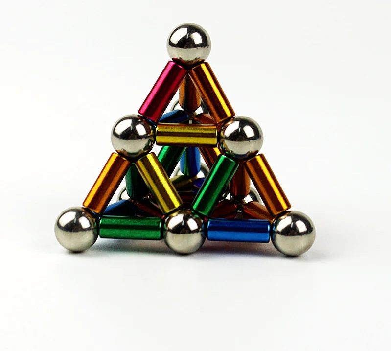 

Magnetic Bar Combination 36 Bar 27 Ball Decompression Puzzle Toy Hot Selling Product Building Block Structural Toys C341