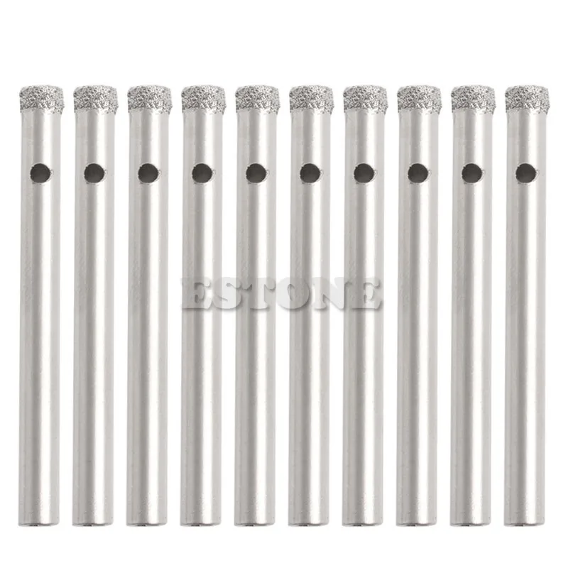 

2021 New 10Pcs 5mm Noyau de Diamant Coated Forets Scie Carreaux verre Cramique Marbre