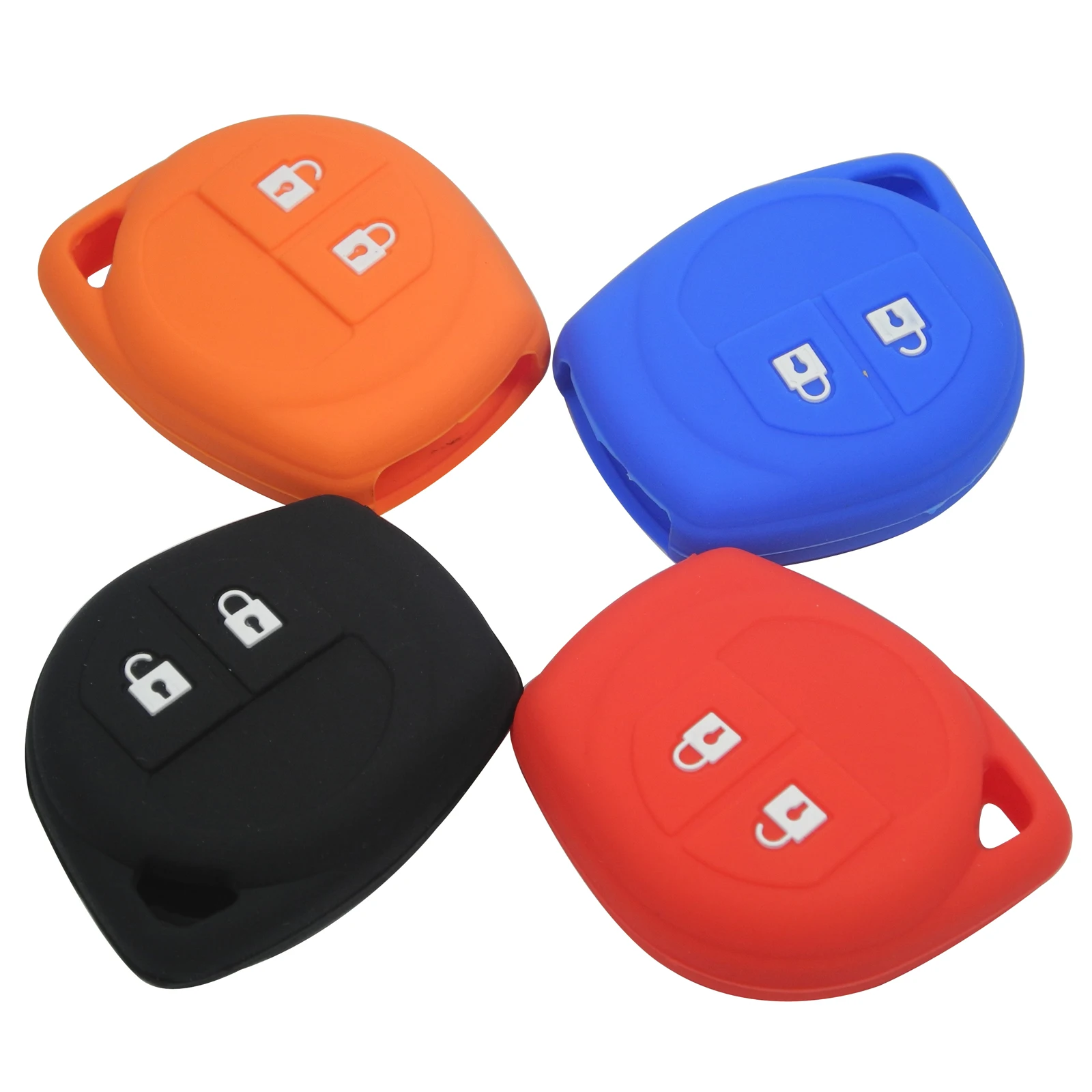 

Kutery 2 Buttons Silicone Rubber Remote Car Key Case Cover For Suzuki SX4 Swift Vitara Car Accessories
