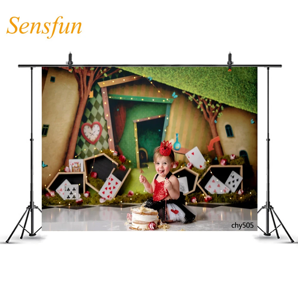 

Фон для фотосъемки LEVOO Сказочная страна чудес Волшебная Дверь дерево для детской фотосъемки фон для фотостудии