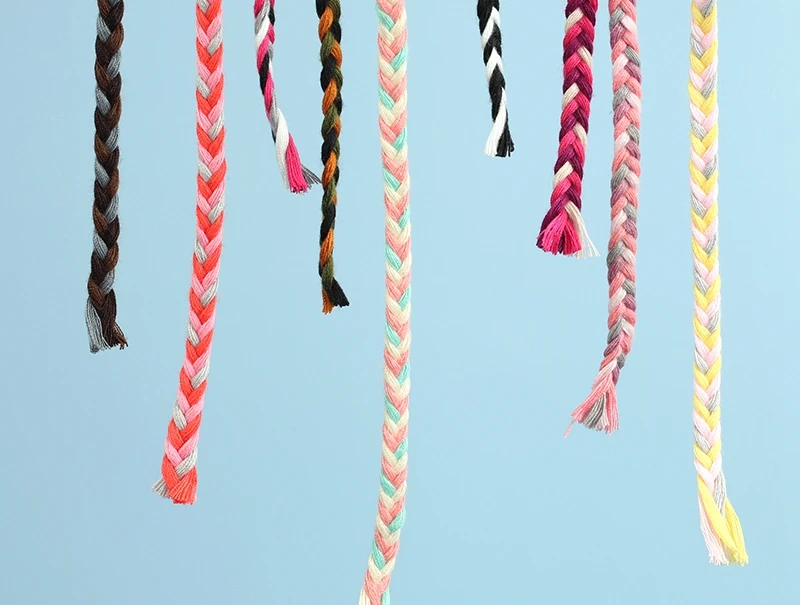 Плетеная веревка с 3 прядями плоская декоративная сделай сам для талии