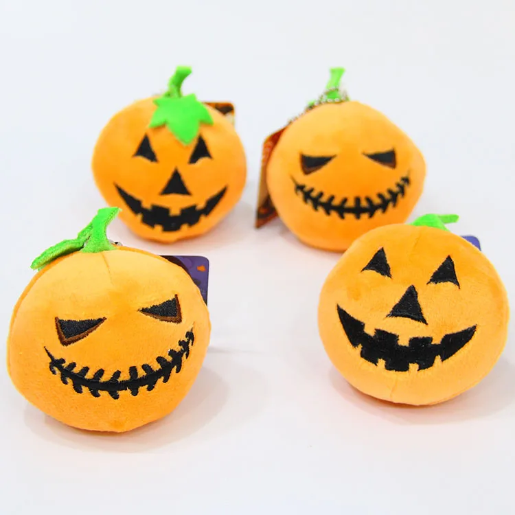 20 шт./лот оранжевая плюшевая лампа в виде тыквы на Хэллоуин игрушечные фонари