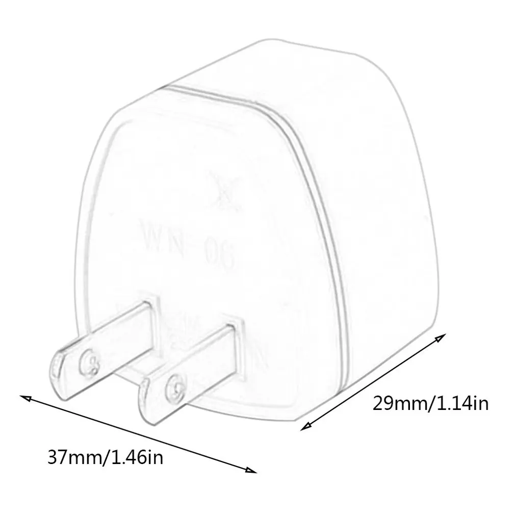 

Universal US Power Socket Plug Travel Wall AC Power Charger Outlet Adapter Converter Socket Electrical Plug ONLENY
