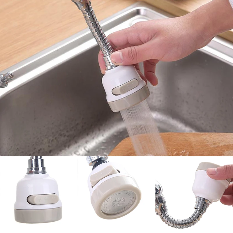 

360 Rotatable Swivel Faucet Nozzle Anti-splash Water Filter Kitchen Adapter Head