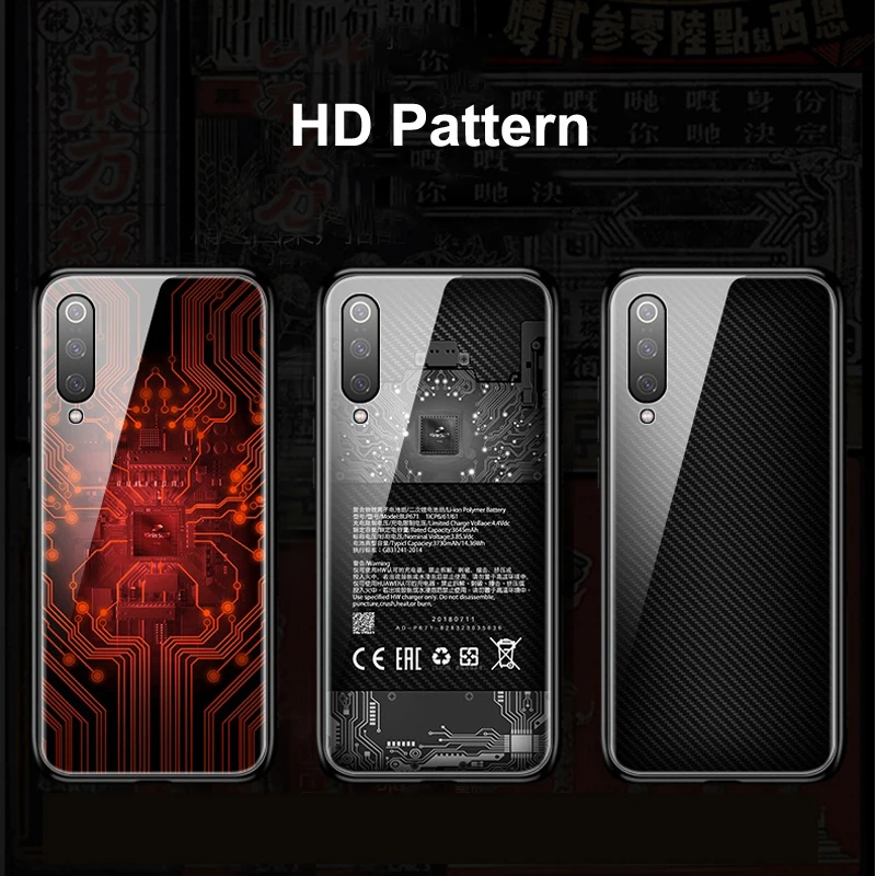 Чехол для Xiaomi mi 9 9SE 8 SE Lite 8X CC9 A3 mi x 2s A2 Red mi Note 8 7 Pro Чехол из закаленного стекла для Xiaomi mi 9 Защита от падения