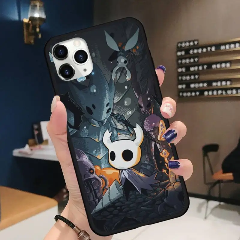 

Hollow Knight hot game Phone Cases for iPhone 11 12 pro XS MAX 8 7 6 6S Plus X 5S SE 2020 XR Soft silicone Shell Cover Funda