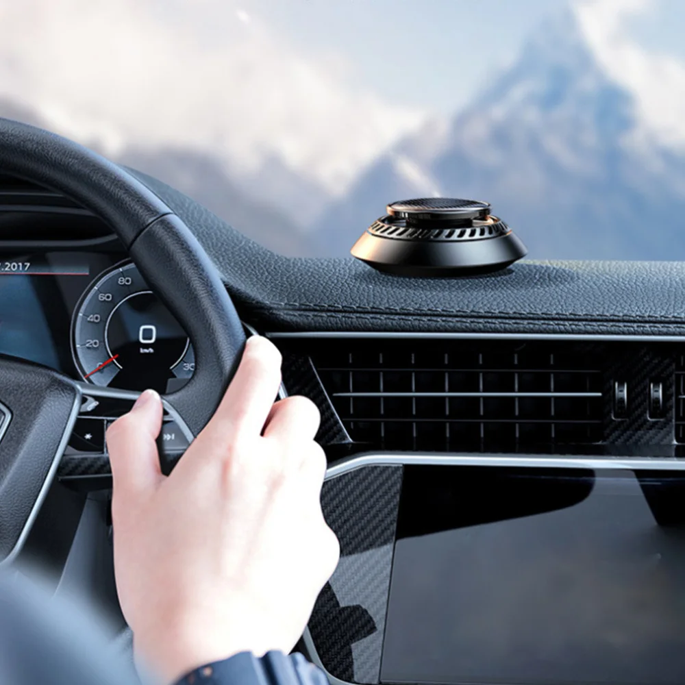 

Solar-powered Car Aromatherapy Diffuser Car Air Freshener Mini Interior Decor