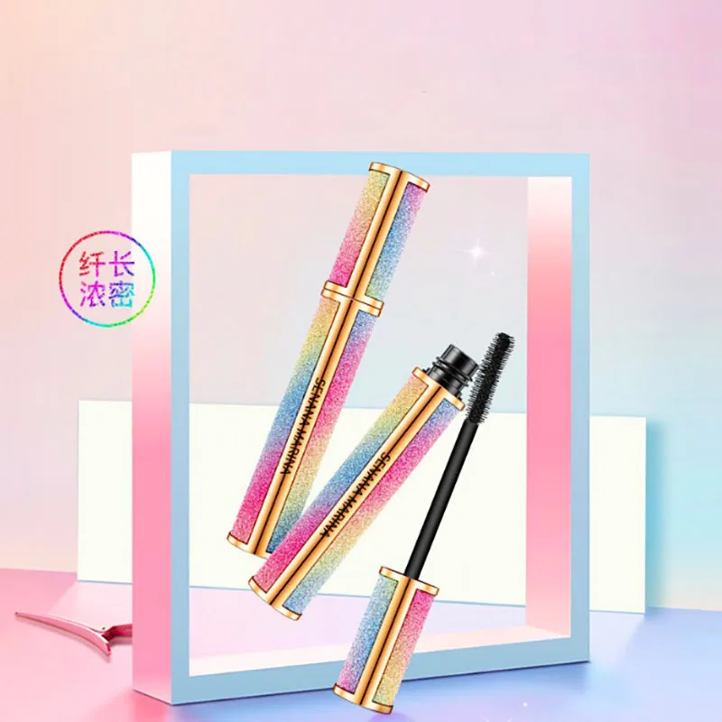 Makeup 4D Silk Fiber Lash Mascara Volume Waterproof Rimel Eyelash Extension Black Thick Lengthening Eye Lashes Cosmetics |