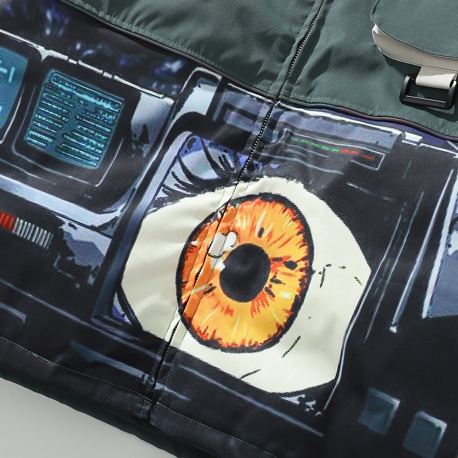 Мужская теплая парка с мультяшным принтом в стиле хип хоп|Мужские парки| |