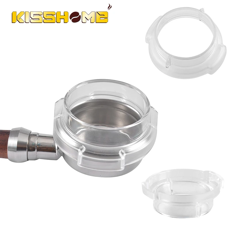 

Coffee Espresso Machine Powder Cover 58mm Portafilter Dosing Ring Anti-flying Powder Semi-automatic Coffee Grinder Accessories