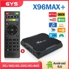 Приставка Смарт-ТВ X96 MAX Plus, 4 + 6432 ГБ, android 9,0, 4 ядра, Wi-Fi, BT