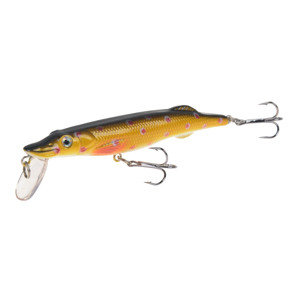5 Приманка для рыбалки Minnow, 8,5 см, 6 г, плавающая, Isca, искусственная пластиковая жесткая приманка, воблеры, кренкбейт, приманка для окуня, щуки, песка, карпа, рыболовные снасти - Цвет: 5