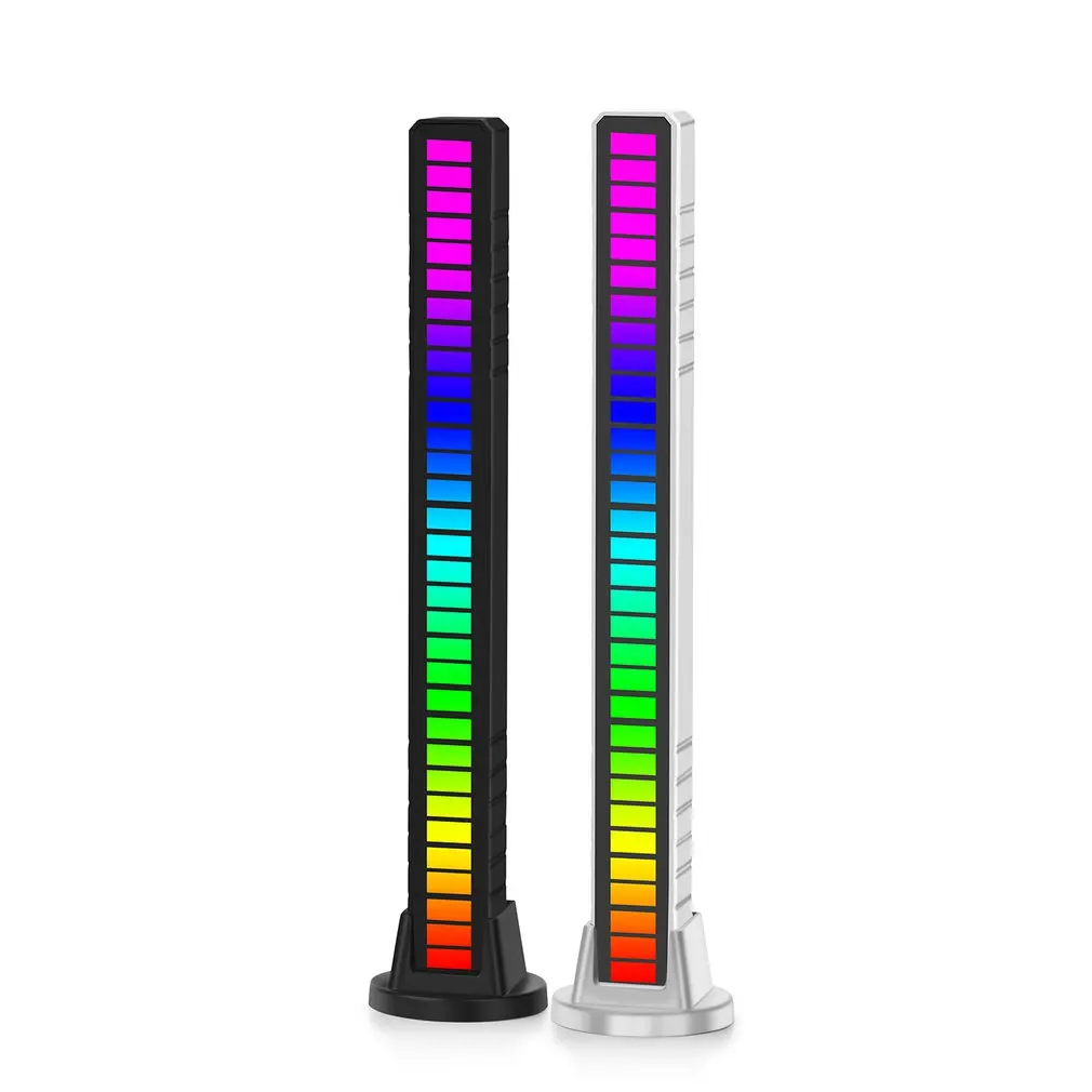 

Colorful Lights With RGB Pickup Lights Computer Atmosphere Lights USB Rhythm Lights Voice-controlled Color 3D Visual Lights