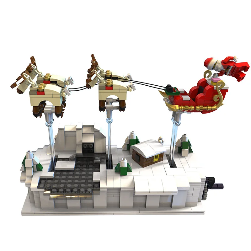 Hots пазл летящий Лось сани Рождественские каникулы Санта Клаус Детские игрушки