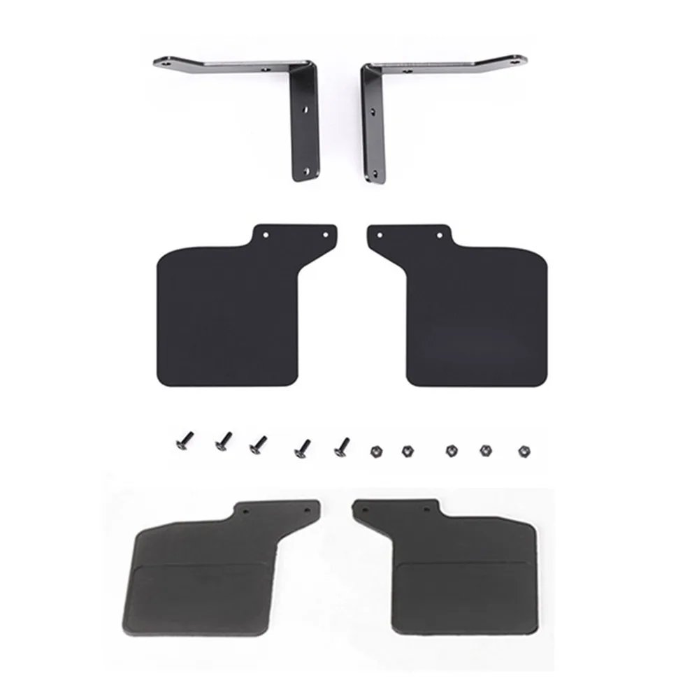Rubber Front &amp Rear Mud Fender Mudguard with Metal Stand for 1/10 TRAXXAS TRX4 Defender D110 RC Car Parts | Игрушки и хобби