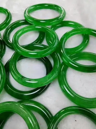 Оптовая продажа (класс А) 100% натуральный зеленый жадеитовый браслет (сертификат