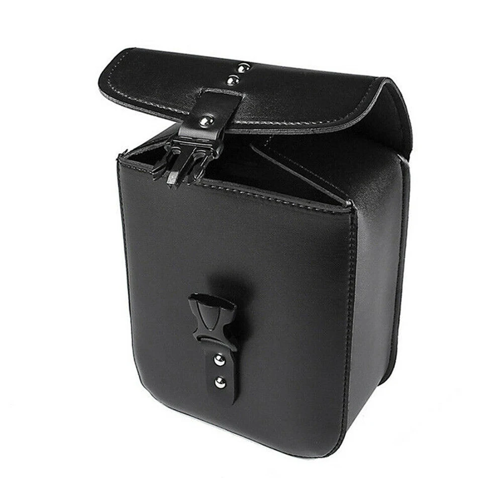 Водонепроницаемая кожаная сумка-Седло для мотоцикла сумка хранения