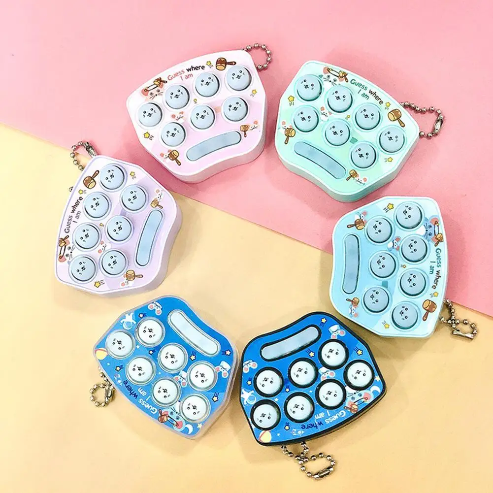 

Kawaii Hamster Toy Puzzle Game Interactive Mini Game Console Training Kids Children Toys Machine Memory Educational Montessori