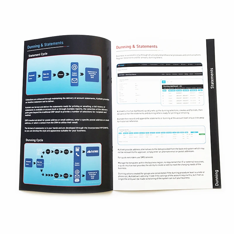 Сделанная на заказ Печать рекламная брошюра листовка буклеты книга