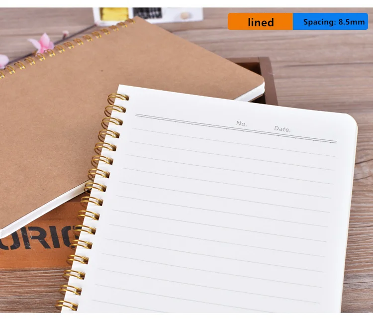 Блокнот А5 Bullet Journal Средний крафт-сетка в горошек пустой ежедневник еженедельник книга управление временем школа планирования принадлежности подарок 19