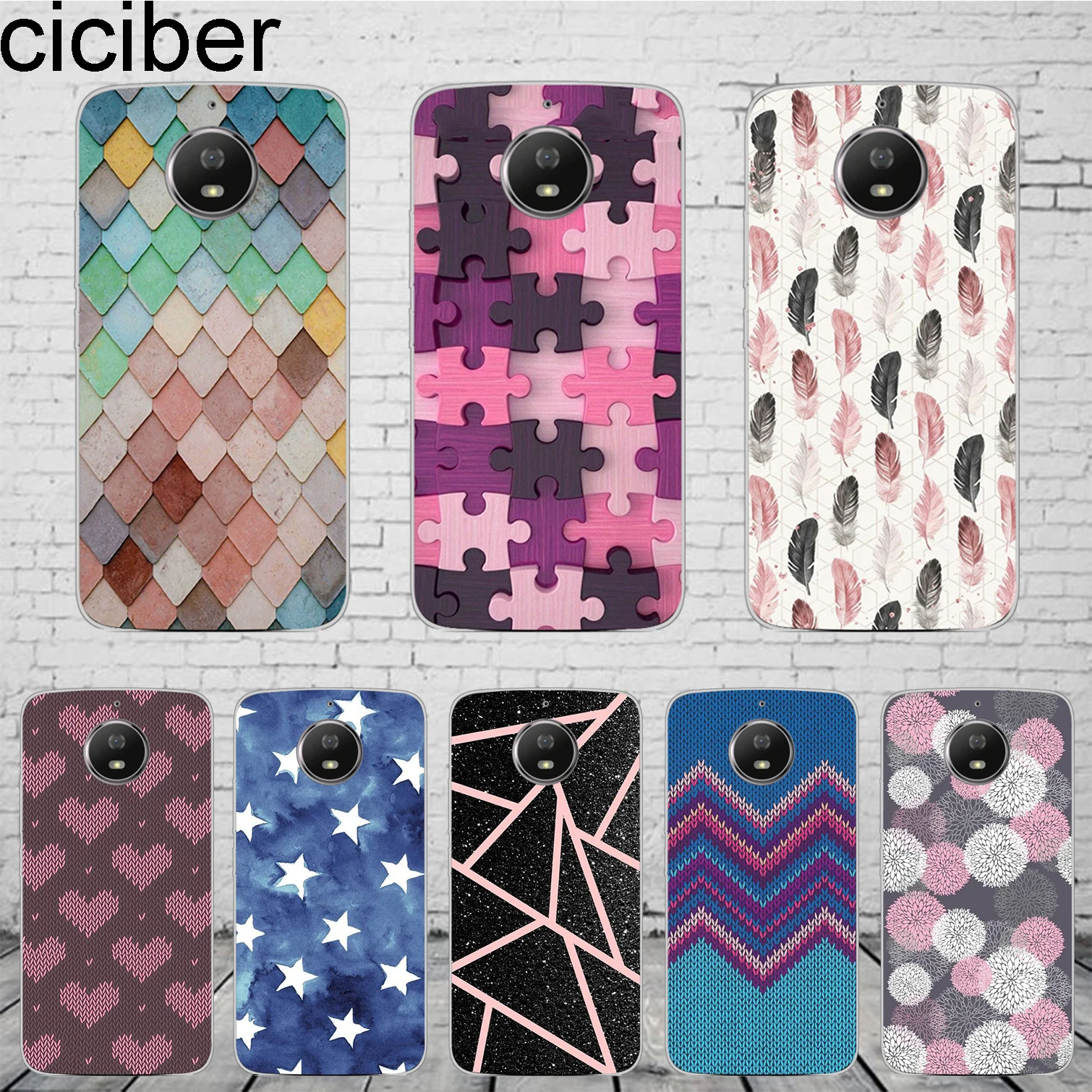Ciciber модный перьевой фон для Motorola Moto C Z2 Z3 ONE P30 G4 G5 G5S G6 E3 E4 E5 Play Plus Power M X4 чехол