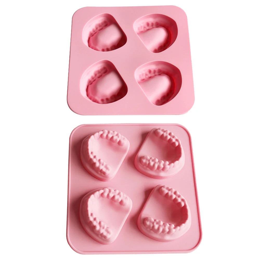 

Creative Tooth Shape Ice Tray Ice Maker Teeth Ice Tray Mold Tray Children Love Teeth Day Mold Chocolate Candy Baking Mold