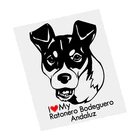 наклейки на авто Канюк Бодегеро Андалузская собака наклейка черная виниловая наклейка водостойкая мотоциклетная наклейка на бампер прозрачный фон