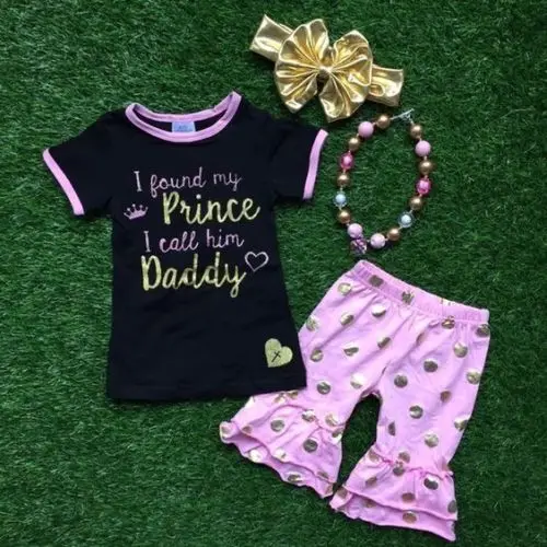 2018 г. новая летняя одежда принцессы для маленьких девочек комплект из 3 предметов