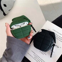 3d cartoon case grenade for airpods 1 2 case silicone earphone bluetooth wireless protective cove for airpods pro shell comfort