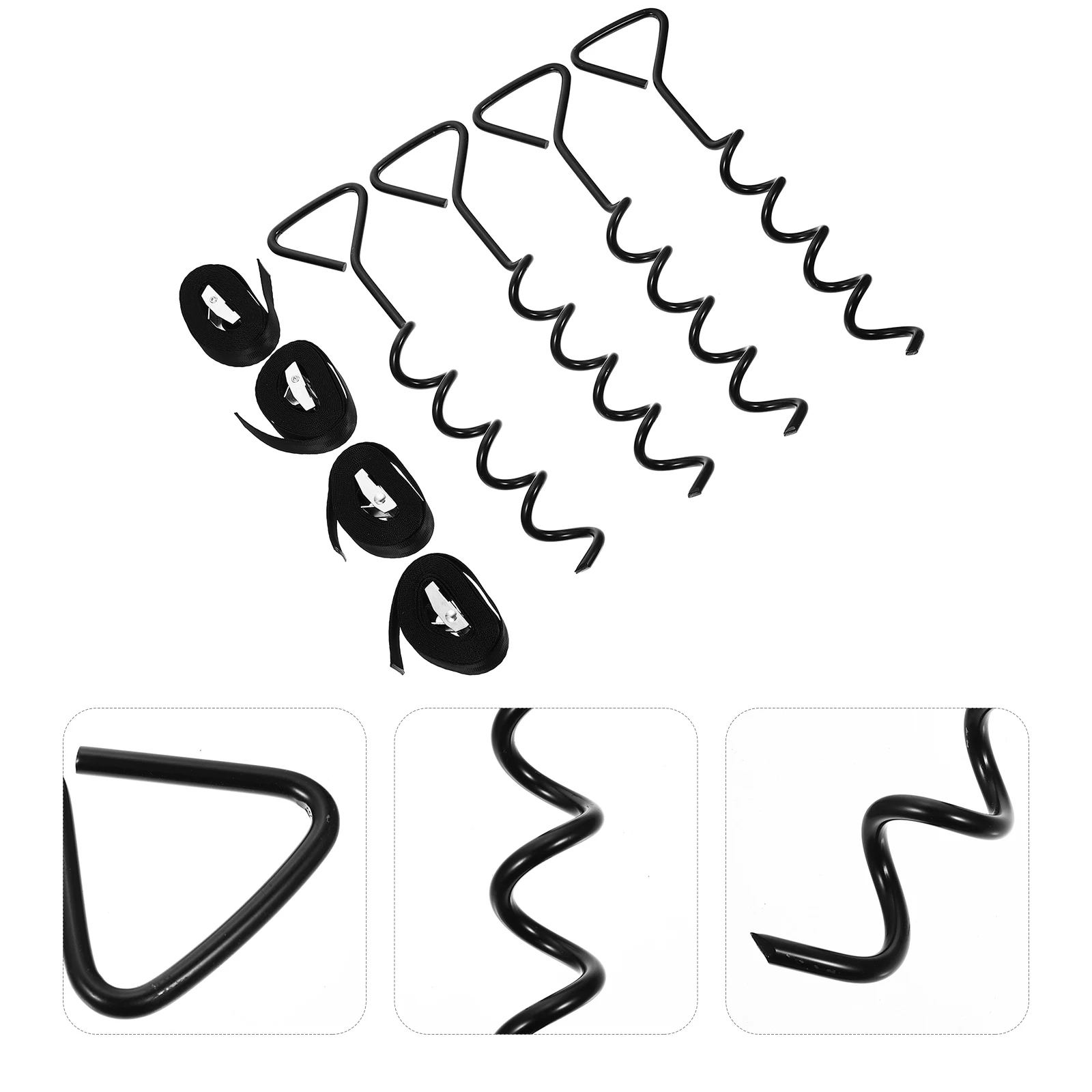 

1 Set Pile Trampoline Anchor Kit Trampoline Nail Trampoline Fixed Ground Nail