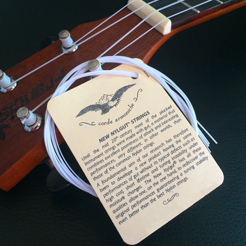 

1Set Ukulele Nylon Strings for Soprano 21" Concert 23" Tenor 26" Ukelele 1st-4th String