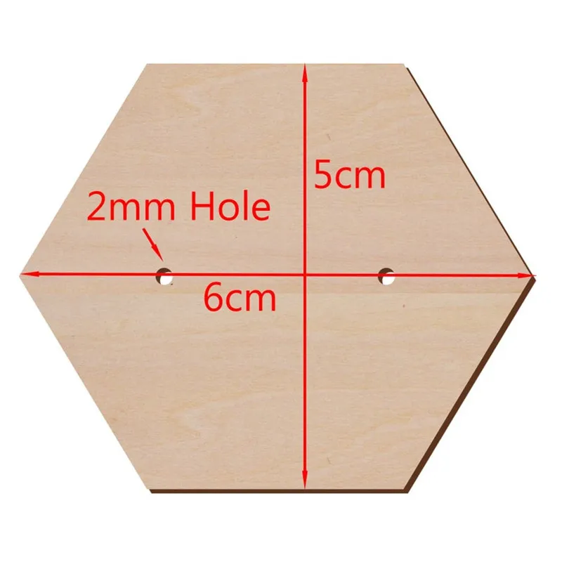 Personalized Wood Hexagon earring display card tags with logo text, engraved earring holder cards, jewelry display packaging tag