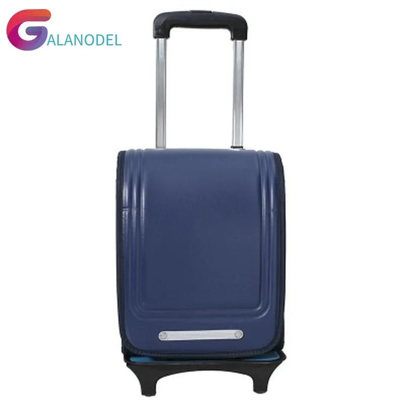 Рюкзак-тележка для школы детей школьная сумка с колесиками японская однотонная